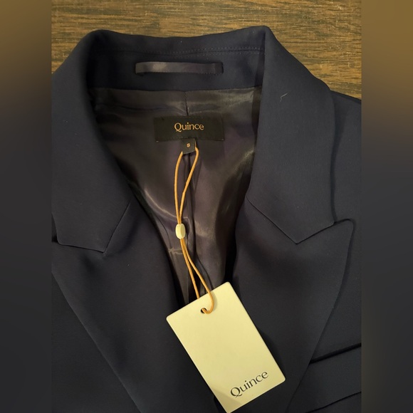 Quince NWT relaxed double breasted blazer sz S - Picture 4 of 4